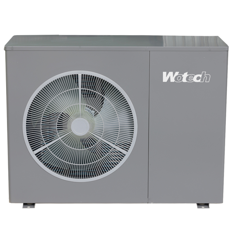 Calentador de agua monobloque doméstico ahorro de energía de la pompa de calor del inversor R410a